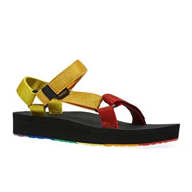Imagem de Teva Sandálias Femininas Universal Pride, Arco-íris Multi, 5
