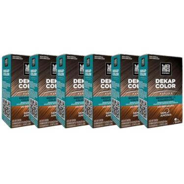 Imagem de Kit 6 DekapColor Yama Removedor De Coloração Capilar Cabelo Profissional Sem Amonia 120ml