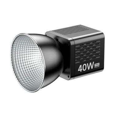 Imagem de Luz de Vídeo LED Portátil Ulanzi L023 40W Pro Bicolor, Ajustável de 2500 a 6200K Preta, Ideal para Fotografia, Estúdio