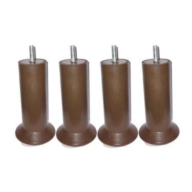 Imagem de Kit Pes Para Cama Box e Moveis em geral Com 12 Unidades de 13cm de alt