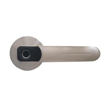 Imagem de Fechadura Digital Sl130 Com Biometria De Embutir Prata Papaiz