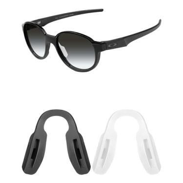 Imagem de Mryok 2 pares de almofadas de nariz de substituição para óculos Oakley Bevel OX8161 – branco e preto