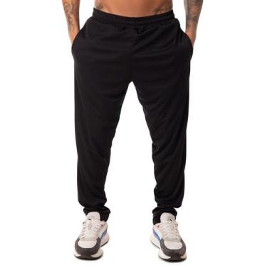 Imagem de Calça Masculina Esportiva Slim Jogger Dry Fit Com Bolso Fristyle, Pret