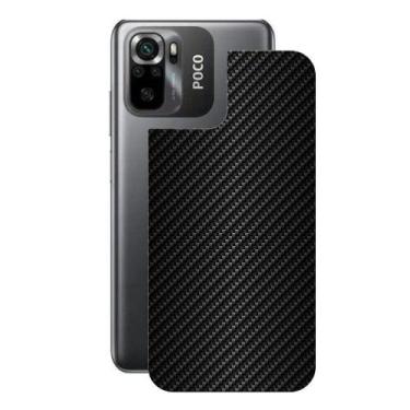 Imagem de Película Poco M5s - Traseira Fibra Carbono Preta - Gshield