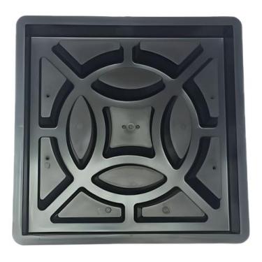 Imagem de Molde Plástico 3D Elemento Vazado Cobogó Modelo Quatro Pontas FP140 - 