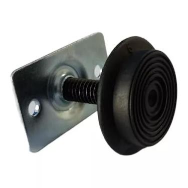 Imagem de Kit 4 Sapata Pé Nivelador C/Chapa Rosca 5/16 Abs Regulável