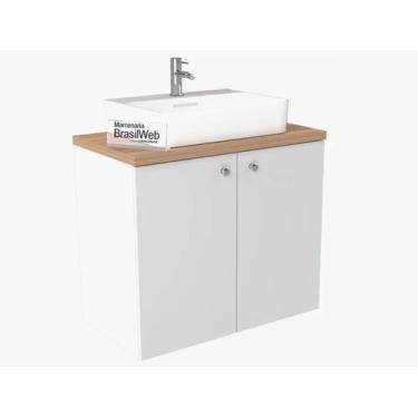 Imagem de Balcão, Gabinete Para Banheiro Multiuso Pia - Marcenaria BrasilWeb