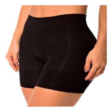 Imagem de Short Cintura Alta Canelado C04093 - Trifil, M, Preto