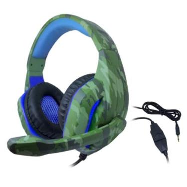 Imagem de Headset Gamer TecDrive, PX-5 Deserto LED Azul
