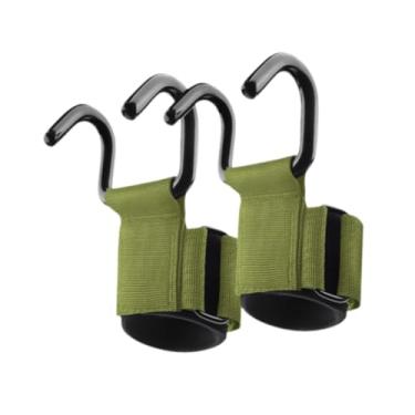 Imagem de Colaxi Fitness Levating Hancht Haillefting Grip Exercício Sem escorregamento para homens Mulheres preenchimento de pulso para levantamento de powerlifting de, Verde