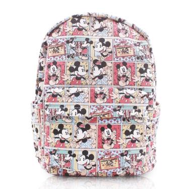 Imagem de Mochila Finex Mickey Minnie Comic Style Canvas para laptop de 15 polegadas