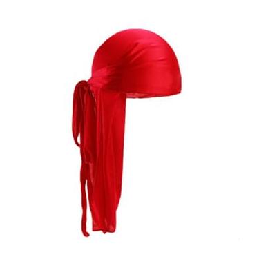 Imagem de Bandana Durag Silky Cetim Waves (Vermelho)
