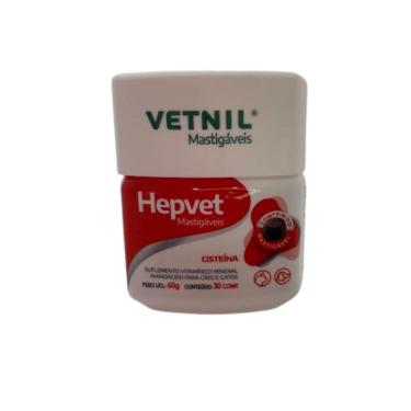Imagem de Hepvet Mastigáveis Com 30 Comp Para Cães E Gatos Vetnil