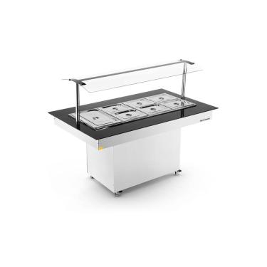 Imagem de New Buffet Restaurante Central Quente 08 Cubas NBRCQ8 - 220V - Refrimate.