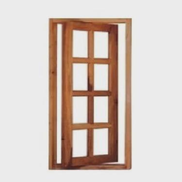 Imagem de Vitrô Capelinha Pivotante de Madeira Mista Reto 45 x 1,00 Rodam Natural