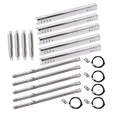 Imagem de Criditpid Peças De Reposição Para Grelha Charbroil 5 Queimadores 463347518, 463347519, 4 463347017, 463342119, 463376017, 463377319. Placas Aquecimento, Queimadores, Tubos Crossover E Ignitores.