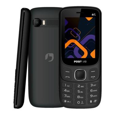 Imagem de Celular Positvo P41, Tela 2.4”, 4G, Rádio FM, Dual SIM Preto
