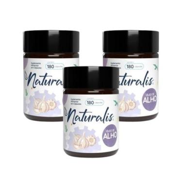 Imagem de Óleo de Alho Cru Naturalis 180 Cápsulas Alicina, 3 Unids