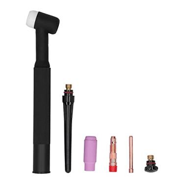 Imagem de Tigch Soldagem Cabeça Gtaw Argon Soldador de Ar Resfriado Kit Kit Wp17 Série Tig Tocha de Cabeça para Entusiastas Soldagem (WP-17)