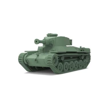 Imagem de MRY-SFW SS350821 Kit de modelo militar 1/350 Japão Tipo 97 Chi-Ha Short 12 cm Tanque de arma