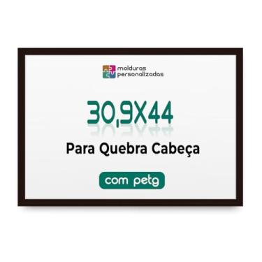 Imagem de Moldura 30,9x44 para Quebra Cabeça Grow Puzzle com Proteção Petg (Preto)