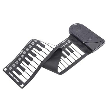 Imagem de Piano Portátil Com Alto-falante 49 Teclas Silicone Flexível 16 Tons 10 Ritmos Controle de Volume de 16 Níveis Controle de Batida de 32 Níveis Piano de Teclado Roll Up