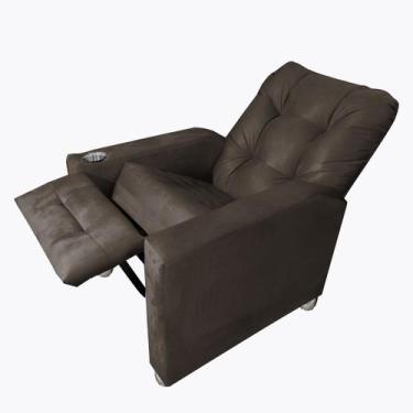 Imagem de Poltrona Do Papai Reclinável Quarto Sala Londres - B Home Decor, Marro