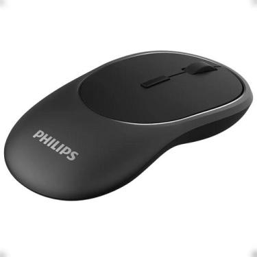 Imagem de Mouse Óptico Sem Fio Recarregável Wireless 2000 Dpi Usb - Philips