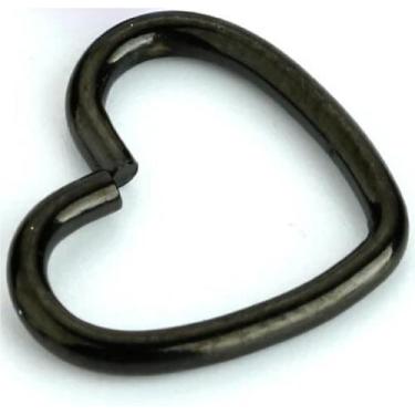Imagem de Piercing Para Daith Orelha Cartilagem Em Ródio Negro Coração - PIECORA