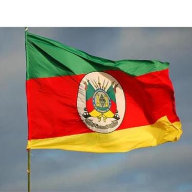 Imagem de Bandeira Rio Grande Do Sul Oficial 90x 150cm - WCAN