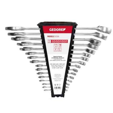 Imagem de Jogo Chave Combinada 1/4 A 1.1/4 Gedore Red 16 Peças 3301043