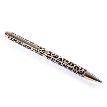 Imagem de Graphique Caneta esferográfica Cheetah Fashion – 14 cm com tinta preta recarregável, caneta de torção, é um presente bonito e exclusivo