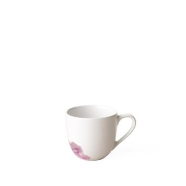 Imagem de Villeroy & Boch – Copo expresso Rose Garden, 100 ml, porcelana premium, branco/rosa
