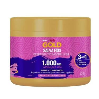 Imagem de Creme de Tratamento Niely Gold Salva Fios 430g
