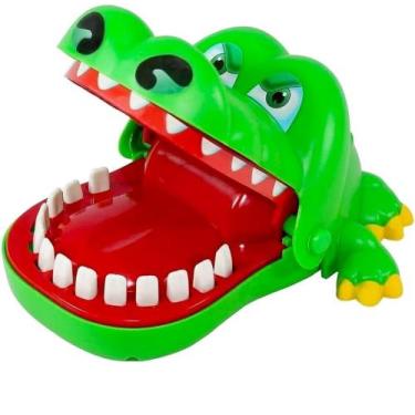 Imagem de Brinquedo Jacaré Crocodilo Morde Dedo Dentista Infantil Pegadinha Mord