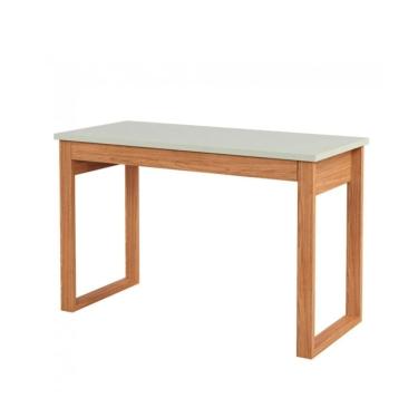 Imagem de Escrivaninha para Escritório com Gaveta Industrial Freijó / Off White