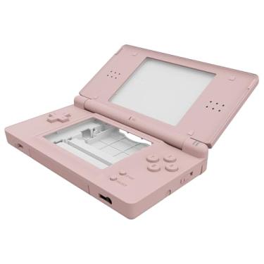 Imagem de eXtremeRate Capa de substituição completa para Nintendo DS Lite, capa de console portátil personalizada com botões, lente de tela para Nintendo DS Lite NDSL - flores de cerejeira rosa