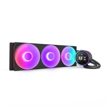 Imagem de NZXT Kraken Elite 420 RGB 2025 - Refrigerador líquido de CPU AIO - Radiador de 420 mm - Ventilador de núcleo RGB F420 - LCD IPS personalizável de 2,7 polegadas - Bomba de turbina NZXT - AMD® AM5, AM4