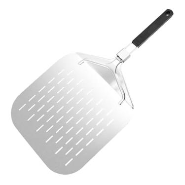 Imagem de Ｂｅｓｇａ Pá de pizza leve quadrada de alumínio de 12,5 polegadas, ferramenta de transferência, utensílio de cozinha para massas, pão, pão achatado