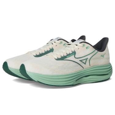 Imagem de Mizuno Tênis masculino Wave Rider 29, Branco/verde bistrô, 40