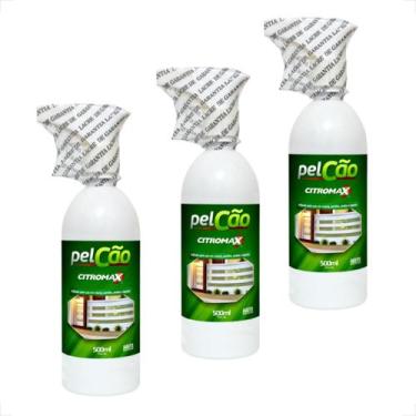 Imagem de Kit 3 Repelente Pelcão P/ Cão E Gato Urina E Fezes - 500ml - Citromax