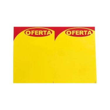 Imagem de Cartaz Oferta para Impressora A4 Serrilhado em 2 Papel Off Set 120g 10