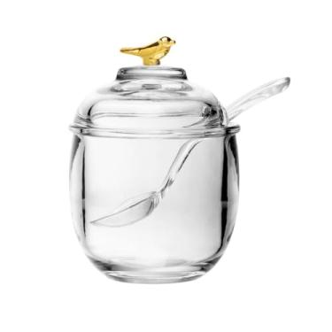 Imagem de Açucareiro com Colher e Tampa Golden Bird 150ml Cristal Ecológico