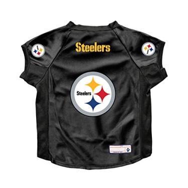 Imagem de Littlearth NFL Pittsburgh Steelers Camiseta elástica para cães grandes, cor do time, cachorro grande