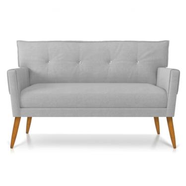 Imagem de Namoradeira Anitta Linho D'rossi A05 Cinza Claro