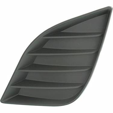 Imagem de DAT AUTO PARTS Para-choques dianteiro direito do lado do passageiro farol de neblina tampa do furo da grade de substituição para Toyota Corolla 2014 2015 2016 preto texturizado TO1039170 8148102330…