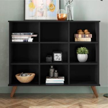 Imagem de Nicho organizador preto retrô (1478.70) - Mobiliar Home Shop