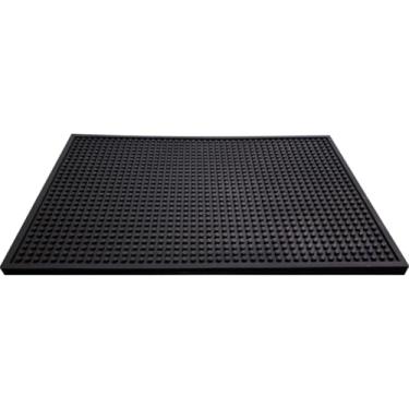 Imagem de Tapete 30x45 Cm Porta Copo Escorredor emborrachado antiderrapante pvc Taça Garrafas Cozinha(35x45)