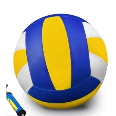 Imagem de Bola de Vôlei Voleibol Quadra Praia Tamanho Padrão + Bombinha de Ar