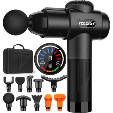 Imagem de Pistola de massagem TOLOCO Deep Tissue Back Dor Relief Black